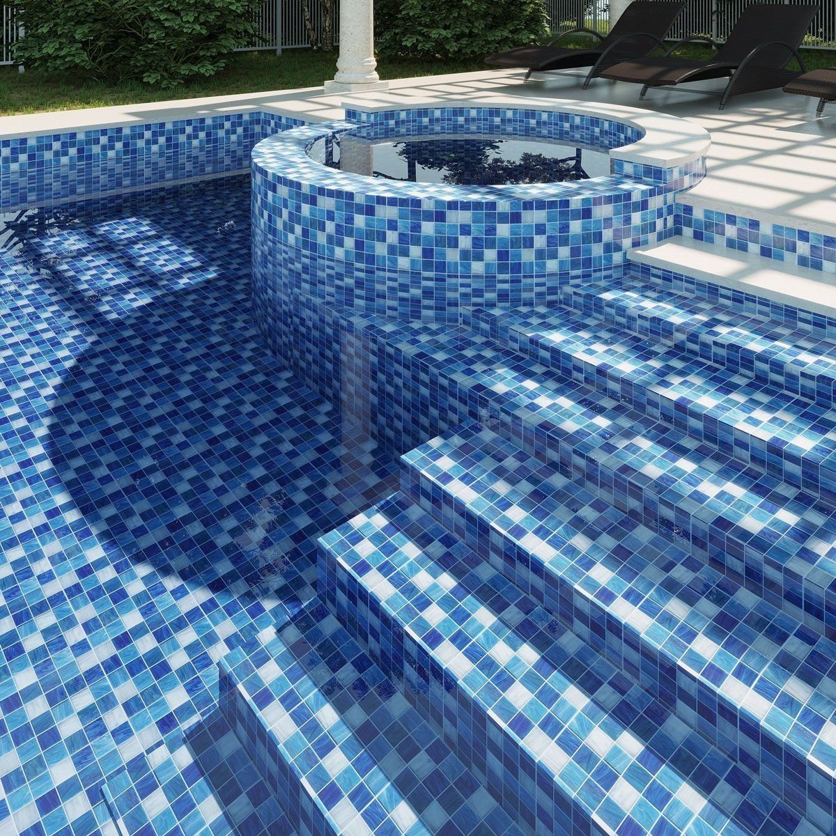 33.3X33.3 SWIMMING POOL TILES