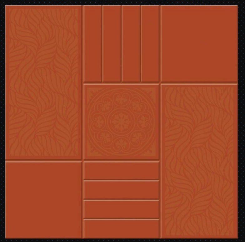 50/50 TERRACOTTA PATTERN
