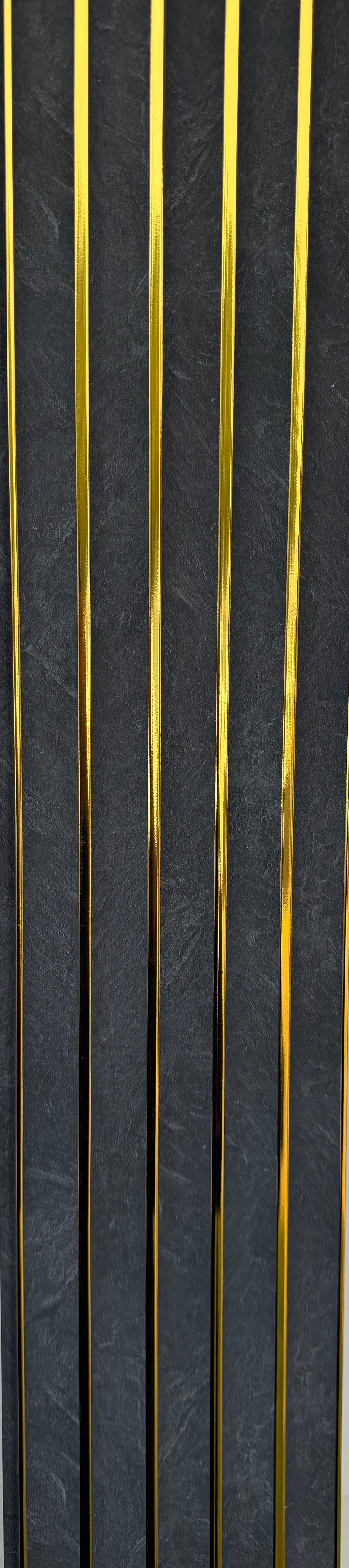 WALL PANEL DARK GREY AND GOLD