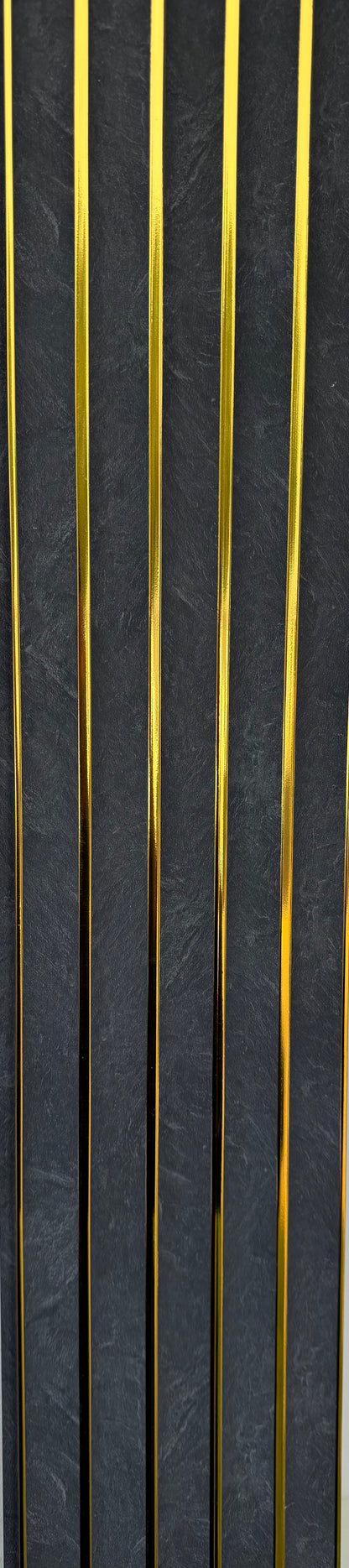 WALL PANEL DARK GREY AND GOLD